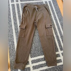 abercrombie kids Brown Cargo Jogger Pants